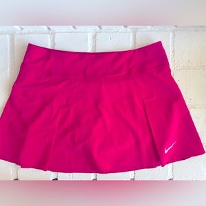Nike pleated tennis skirt skirt skort hot pink size Small
